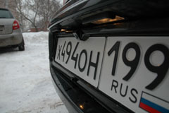 Задняя камера на Volga Siber - вид в профиль